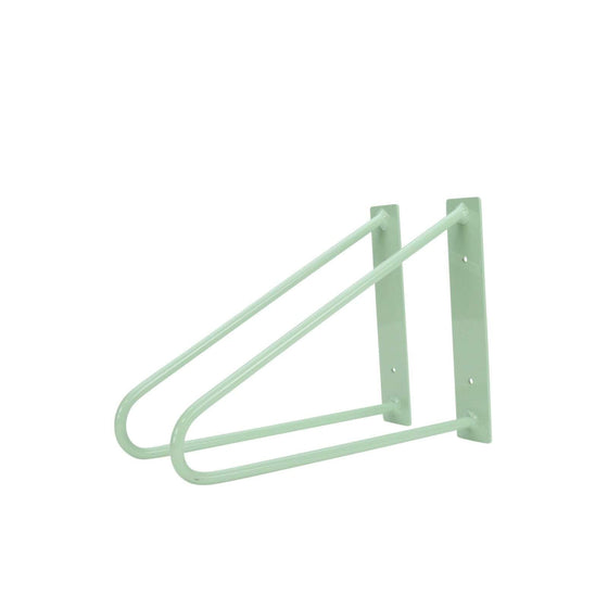 DIY Hairpin Legs Shelf Brackets Pair of Original Hairpin Shelf Brackets | Floating Desk Brackets - Mint