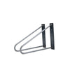 DIY Hairpin Legs Shelf Brackets Raw Steel / Fits 6" Shelf Pair of Original Hairpin Shelf Brackets | Floating Desk Brackets