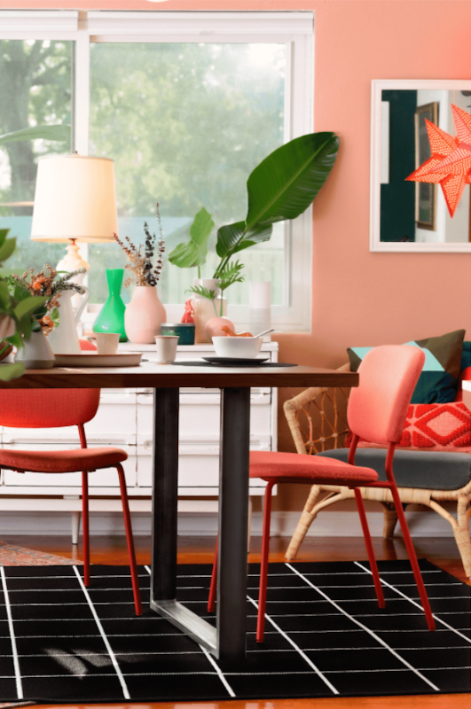 DIY Hairpin Legs Square Tube Steel Table Legs Square Tube Steel Table & Bench Leg - 3" x 1" Tube Steel - Jet Black Satin