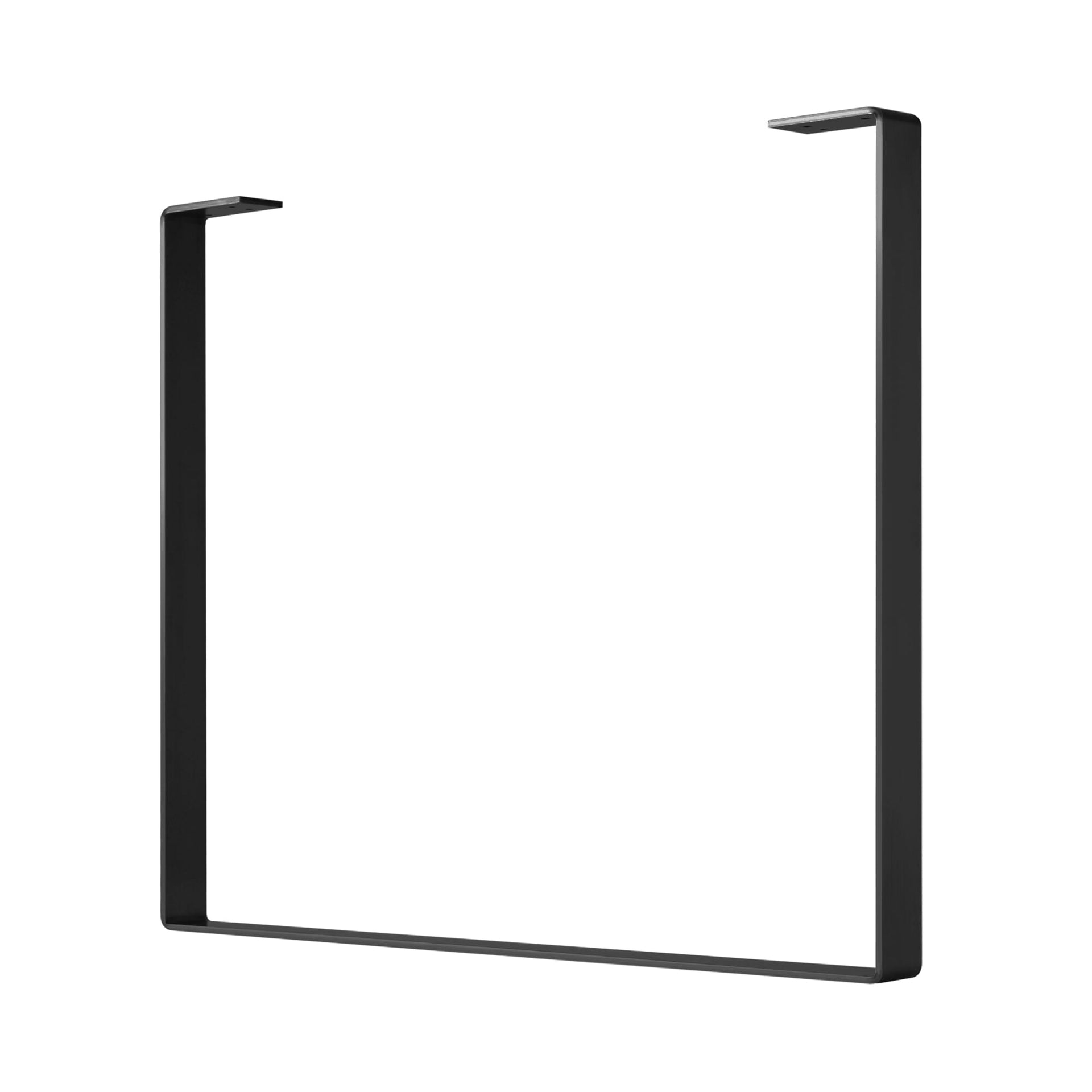 DIY Hairpin Legs U-Shape Flat Bar Table Legs Jet Black Satin / 28" / 24" Super Duty U-Shape Flat Bar Table Leg & Bench Base (Sold Separately) - Jet Black Satin