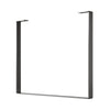 DIY Hairpin Legs U-Shape Flat Bar Table Legs Super Duty U-Shape Flat Bar Table Leg & Bench Base (Sold Separately) - Clear Coated Finish